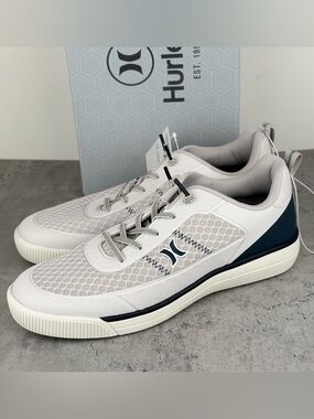 Hurley Exeter Men's Size 10.5 Casual Lace-up Sneakers Shoes, Gray New In Box